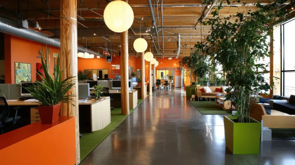 Office with Artifical Green